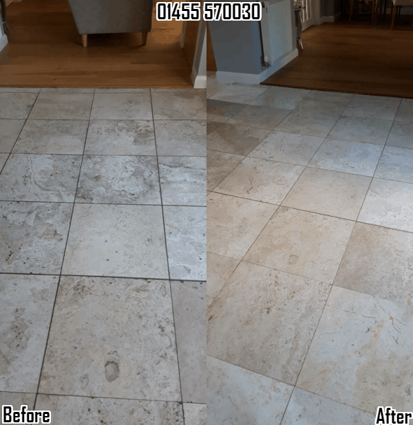 Limestone cleaning polishing and sealing in Lutterworth & Leicestershire 01455 570030